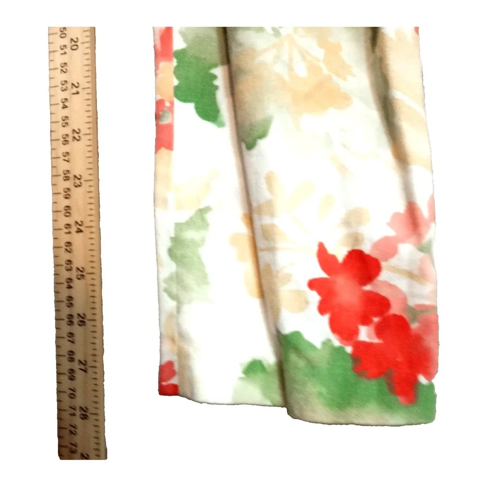 J. McLaughlin Floral Print Jeans Women's Size 4 Stretch Slim (24" x28") - Picture 8 of 8